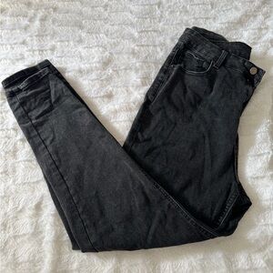 SHEIN Plus Size High Waisted High Stretch Skinny Jeans Black